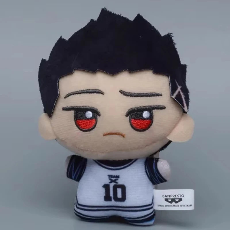 10cm Blue Lock Plush Toy Keychain Seishiro Nagi Isagi Yoichi Chigiri Bachira Meguru Charm Anime Peripheral Cute Stuffed Doll Bi