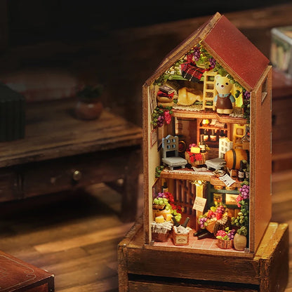 Doll House Miniature 3D Puzzle Toys Wooden Dollhouse Handmade Assembly Models For Teenagers Birthday Gifts Home Decoration