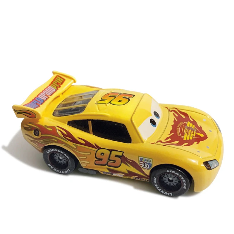 Cars 2 Cars 3 Lightning McQueen Mater Sheriff Flo Ramone Alloy Cars 1:55 Metal Die Casting Model Cars Toys Birthday Gifts