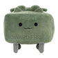 Popula20CM Clay the Claymore Plush Doll Kawaii Green Square Doll Pillow Accessories Gift Collection Model For Kid Birthday Gifts