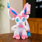 Pokemon Sylveon Plush Anime Cartoon Collectible Figurine Toy Kawaii Eevee Stuffed Doll for Kids and Adults