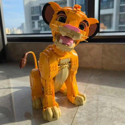 1445PCS New Arrival The Lion Model Building Blocks Creative Cartoon Toys for Friends Adults Holiday Birthday Presents
