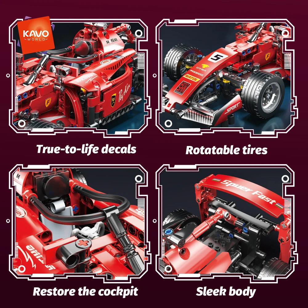 ToylinX RC Race Cars Building Sets Building Blocks Car Cool Collectible Model Car Kits Toys Christmas Gift