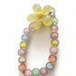 Phone Anti-lost Lanyard Key Short Wrist Pendant Colorful Macaron Round Bead Pendant Women's Hand-held Chain Mobile Phone Lanyard