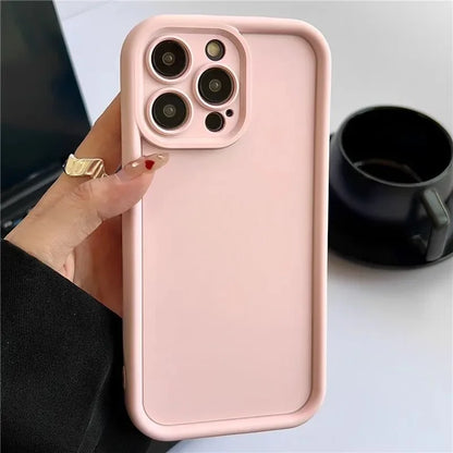 Candy Color Soft TPU Case For iPhone 18 17 17e 16 14 15 Pro Plus 13 12 11 Pro Max 16e Shockproof Silicone Phone Cover Fundas