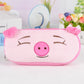 1 PCS 20CM Kawaii Cartoon Animals Plush Pouch Pencil Case Bag Key Chain Coin Purse Wallet Case Pouch Bag School Supplies Gift