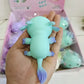1/4pcs Axolotl Squeeze Ball Cute Fish Relax Cartoon Antistress Squishy Stress Relief Slow Rising For Adult Kids Stretch Toys