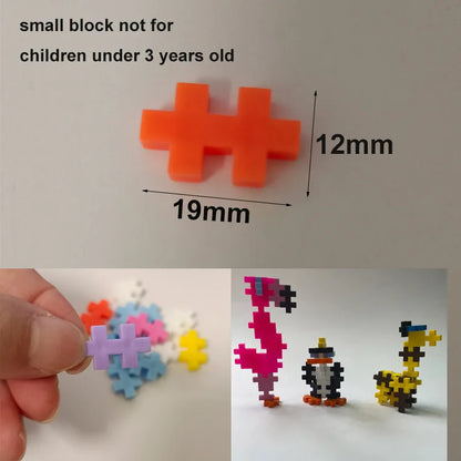 500/1000PCS Building Blocks  Pack City Classic Bricks Plus Plus  Bricks Block Plate Creative Toy