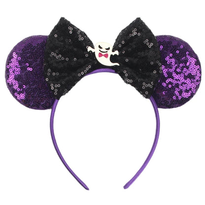 Mickey Mouse Ear Headbands Bow Hairbands Hair Accessories Party Christmas Halloween Princess Decoration Cosplay Costume for Girl