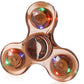 LED Light Up Fidget Spinner Luminous Finger Toy Hand Spinner Stress Reduction and Anxiety Relief Party Favors for Kids Adults