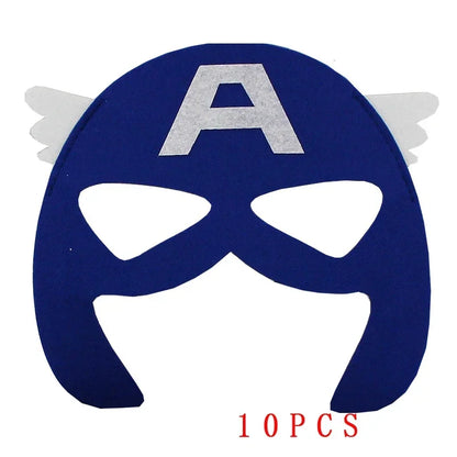 32/28/10 Pcs/Lot Halloween Superhero Masks Christmas Birthday Party Dress Up Costume Cosplay Mask For Kids Children Favor
