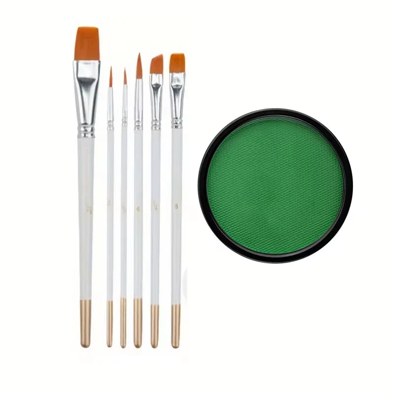 30G Water Solubility Monochromatic Body Paint Black And White Makeup Face Paint Halloween Party Waterproof Makeup Body Painting