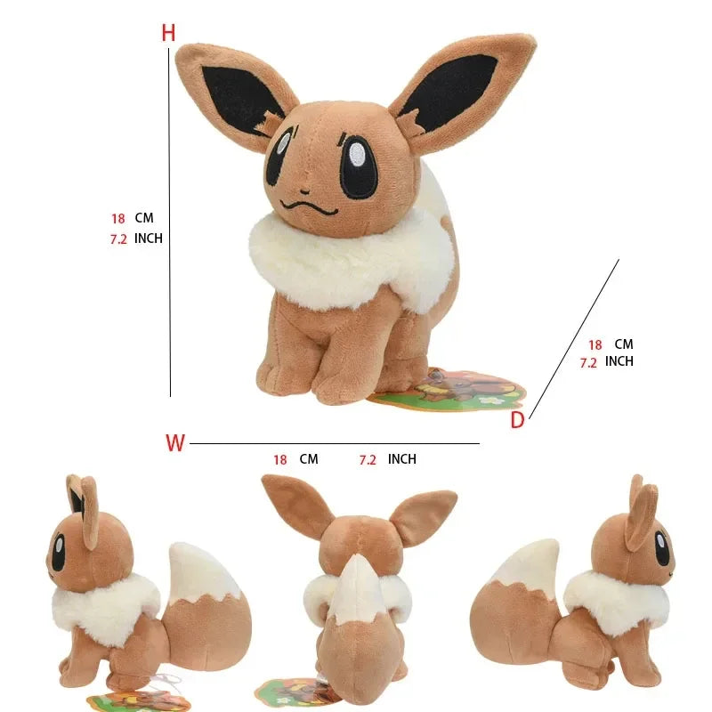 Leafeon Vaporeon Glaceon Sylveon Espeon Umbreon Vaporeon Sylveon Plush Toy Stuffed Animal Collectible Soft Plushies Cartoon Doll