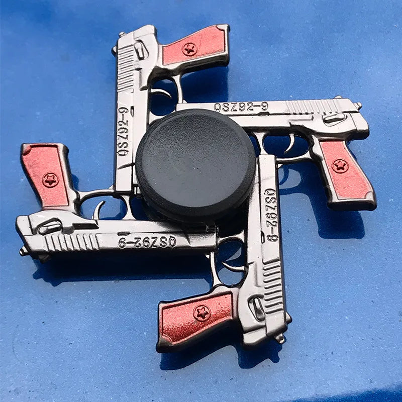 PUBG AWM M4A1 Hand Spinner Gun Zinc Alloy Metal Fidget Spinner King of Glory Series Spinner for Adult Stress Relief Toys
