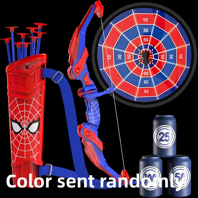 Children's Bow and Arrow Set Archery Toy Set Indoor and Outdoor Toys for Boys and Girls Amusement Equipment Ideal Gift Toys for