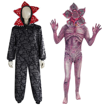 Boys Fantasia S3 S5 Horror Demogorgon Cosplay Jumpsuit TV ST 6 to 14 Years Disfraz Costume Teen Fantasy Halloween Carnival Cloth