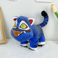 Anime Hunters Plush Cute Purple Tiger Black Hat Magpie With 3 Eyes Monster Hunt Girl Group Stuffed For Fans Gifts