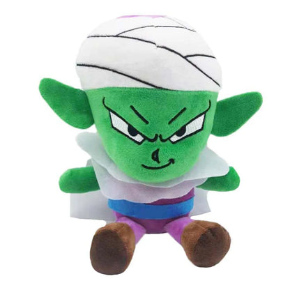 20cm Dragon Ball Japan Anime Plush Toys Super Saiyan Goku Vegeta Picollo Trunks Gohan Cartoon Figure Stuffed Dolls Child Gifts