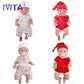 IVITA 100% Full Silicone Reborn Doll Wholesale Realistic Baby Toys Lifelike Newborn Baby DIY Painted Dolls Kit for Children Gift