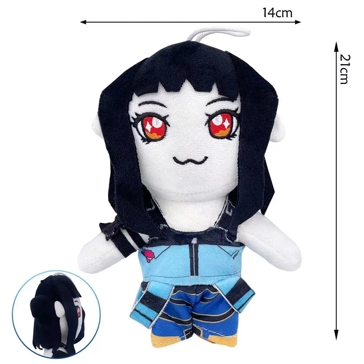 Anime Hunters Plush Cute Purple Tiger Black Hat Magpie With 3 Eyes Monster Hunt Girl Group Stuffed For Fans Gifts