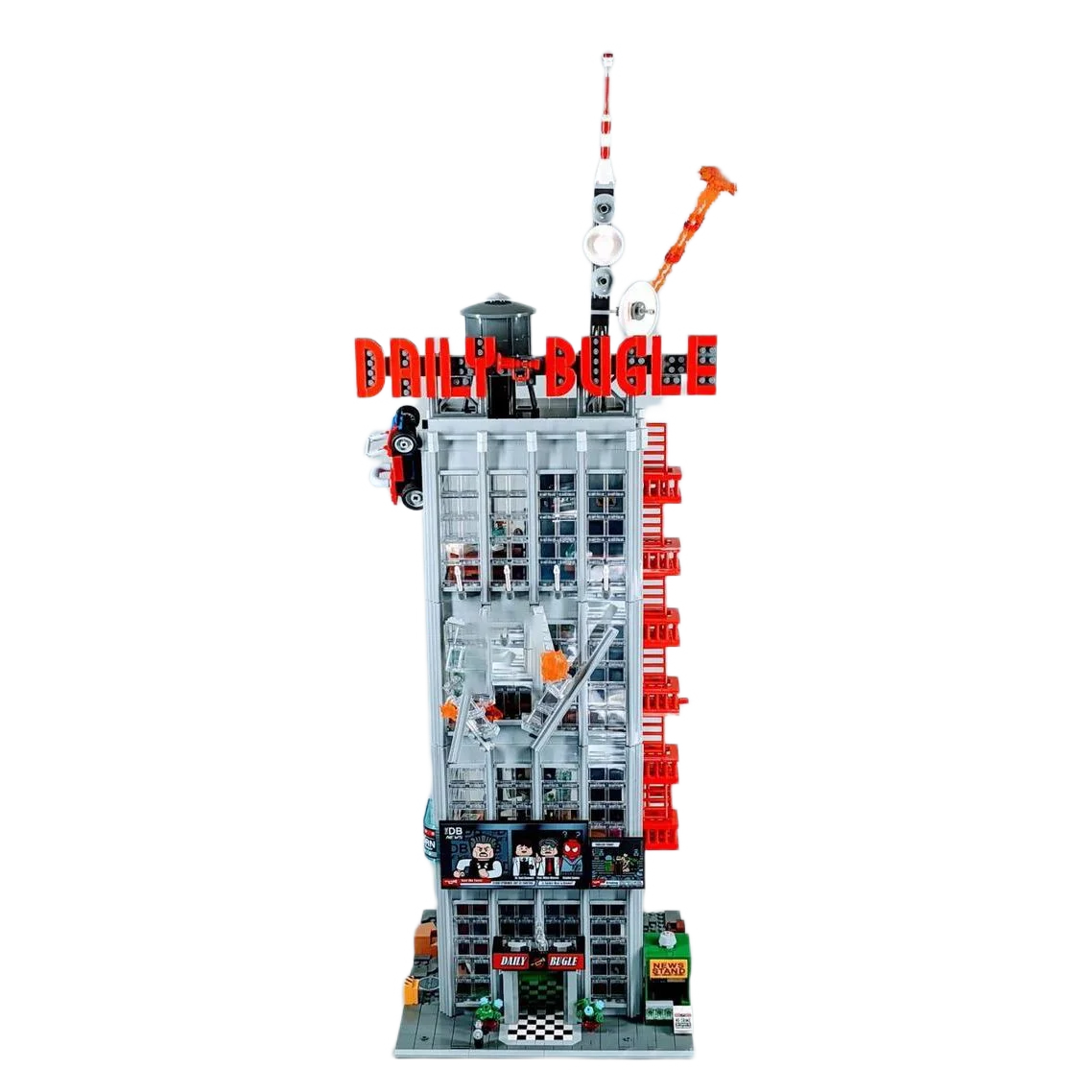 LED Light Bugle Building Of Daily 3772PCS Classic Building Blocks Bricks Birthday MOC Display Gift For Children Compatible 76178