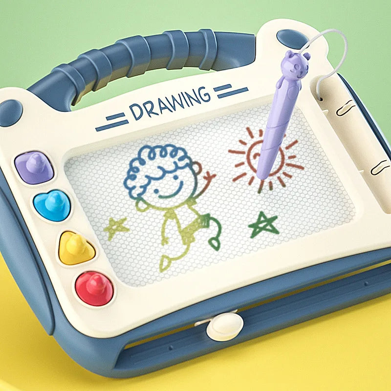 Children Cartoon Drawing Board Baby Puzzle Magnetic Writing Board Toy Graffiti Magnetic Drawing Board Montessori Toy for Kids
