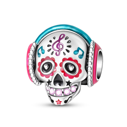 New in 925 Silver Halloween Collection Charm Glowing skull Beads Fit pand 3mm Bracelet DIY Pendant Woman Jewelry 2024 Hot Sale