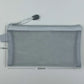 Transparent Mesh Pencil Case Large Capacity Storage Bag Nylon Zip Pencil Bag Office School Supplies office supplies