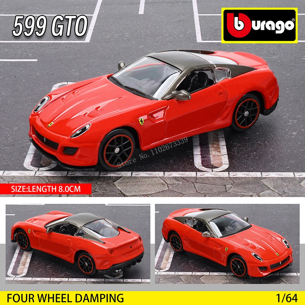 Bburago 1: 64 Ferrari series Multiple choices SP3 812 ENZO F40 F12TDF SF90 458 Car Die Casting Model  Gift Toy