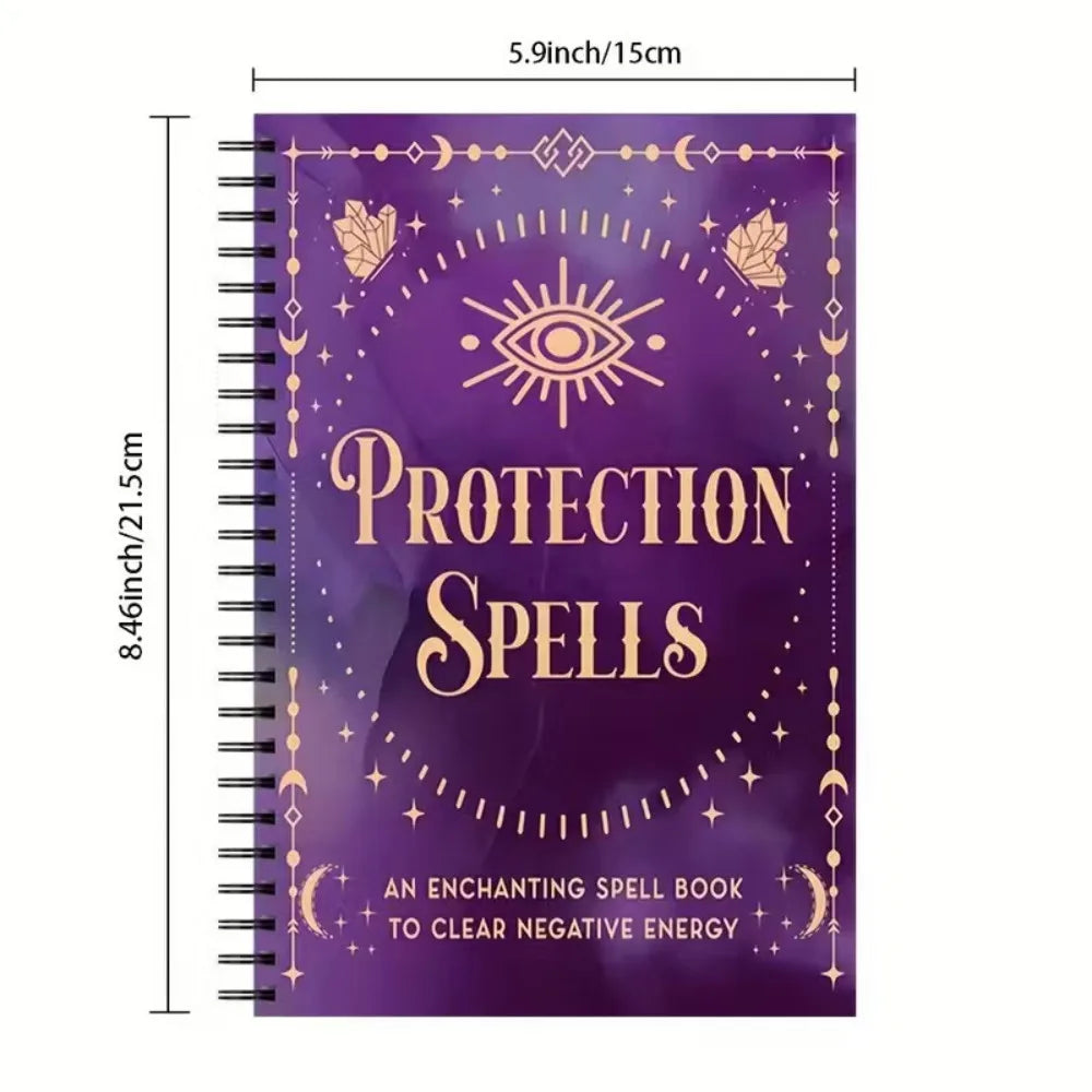 Old Witch Spells Book - Essential Tool for Witches & Wizard Beginners,  Perfect for Birthdays, Easter, Christmas, Halloween Gift