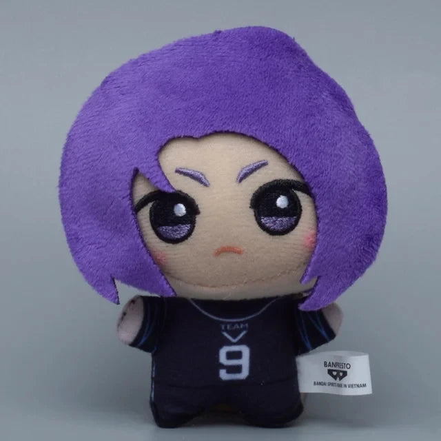 Mini BLUE LOCK Plush Stuffed Doll Seishiro Nagi Isagi Yoichi Chigiri Bachira Meguru Doll Pendant Keychain Toy For Gifton Birthda