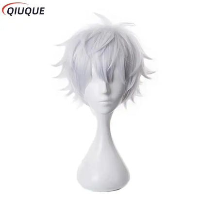 110-3XL Black / Blue Gojo Satoru Cosplay Costume Eye Patch Wigs Glasses Anime Halloween Party Unisex Uniforms