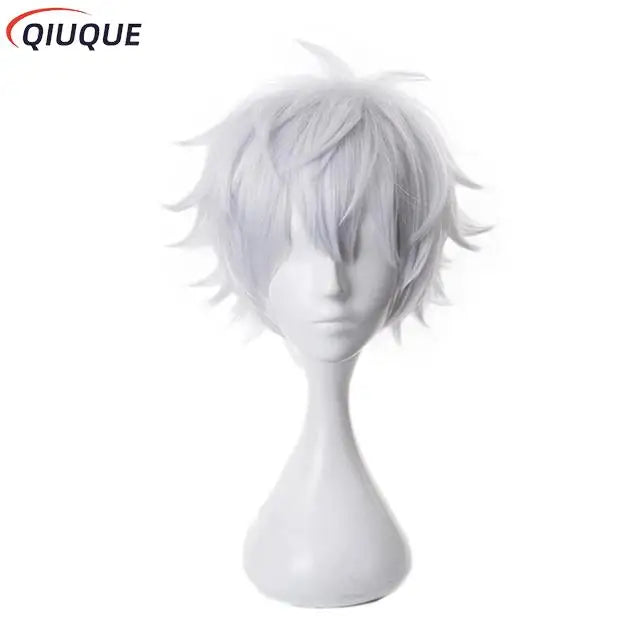110-3XL Black / Blue Gojo Satoru Cosplay Costume Eye Patch Wigs Glasses Anime Halloween Party Unisex Uniforms
