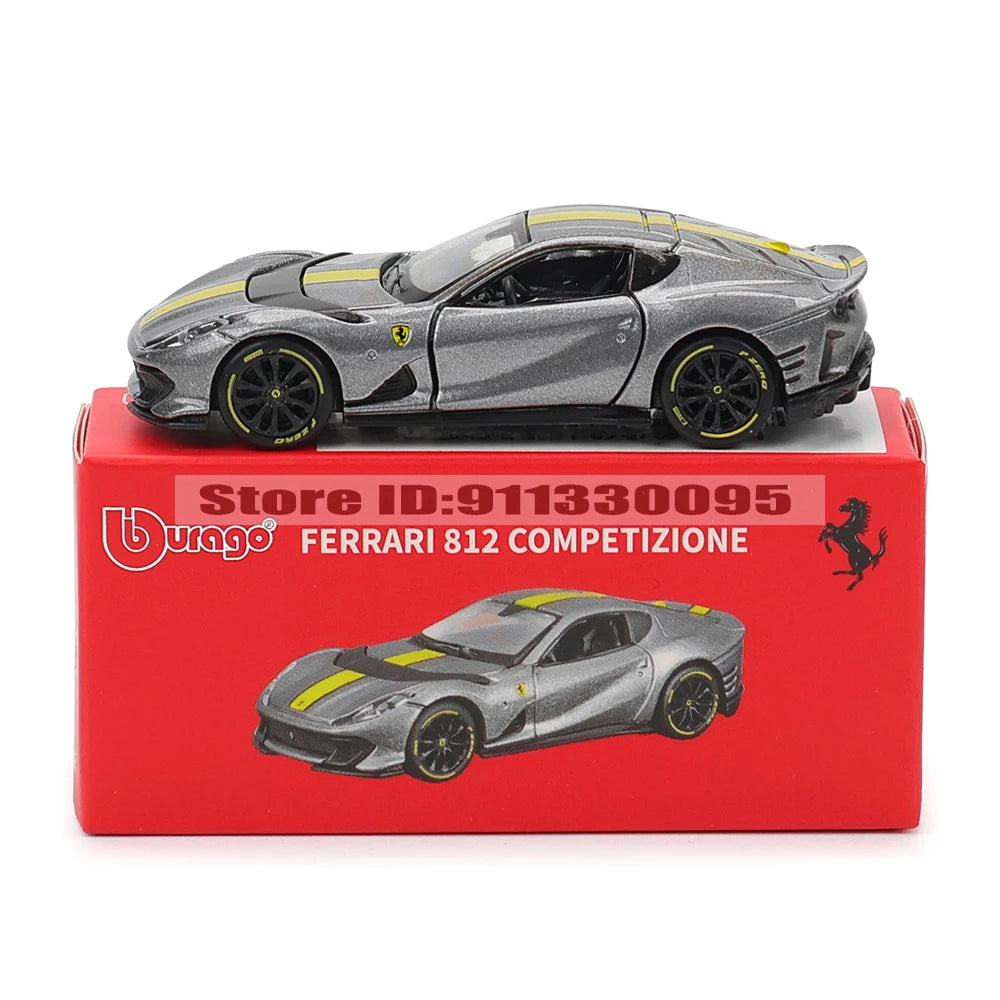 Bburago 1: 64 Ferrari series Multiple choices SP3 812 ENZO F40 F12TDF SF90 458 Car Die Casting Model  Gift Toy