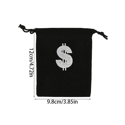 10Pcs Pirate Drawstring Gift Bags Treasure Coin Pouch Kids Boys Halloween Birthday Party Favors Supplies Small Candy Treat Bags