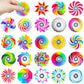 24PCS Mini Fidget Spinners Anxiety Stress Relief Sensory Toys for ADHD Birthday Party Favors Classroom Prizes Supplies