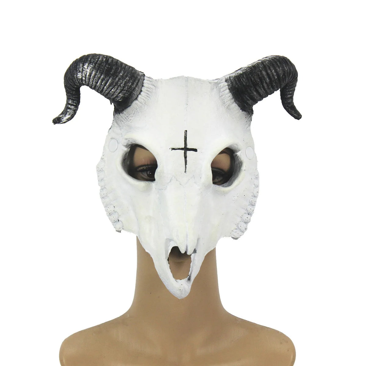 Goat Mask Halloween Role Play Party PU Material Animal Mask Personalized Halloween Festival Masquerade Costume Performance Props