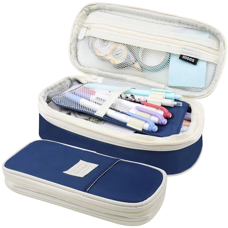 Kawaii Pencil Cases Large Capacity Pencil Bag Pouch Holder Box for Girls Office Students Organizer School Stationery Supplies