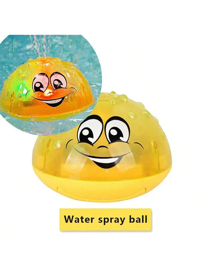Bath Toy Ball Spray Light Rotating Shower Pool Children Toys Children Toddler Swimming Party Bathroom LED Light Toy Gift