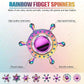 1 piece set colorful fidget spinner for adults zinc alloy stress relief toy office anxiety relief stress relief leisure gift