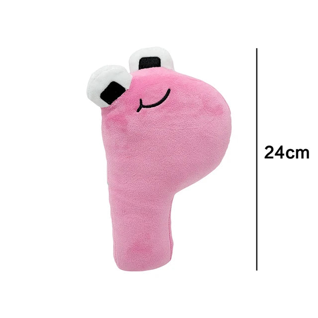 Alphabet Lore Plush Toys A-Z English Letter Stuffed Animal Plushie Doll Toys Gift For Kids Children Educational Christmas Gifts