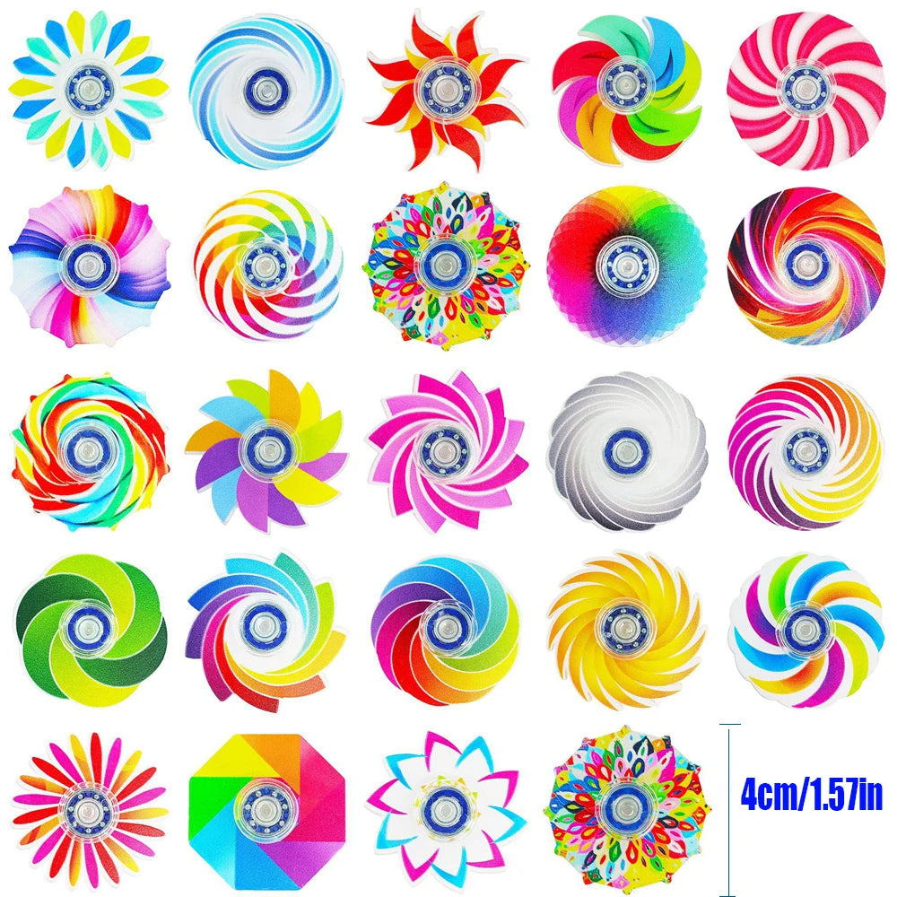 24PCS Mini Fidget Spinners Anxiety Stress Relief Sensory Toys for ADHD Birthday Party Favors Classroom Prizes Supplies