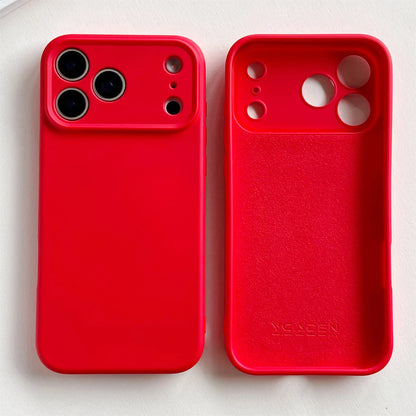 TPU Shockproof Cover For iPhone 17 16  Pro Max For iPhone 17Air 16 15 14 Pro Case Liquid Silicone Original TPU Protect Case