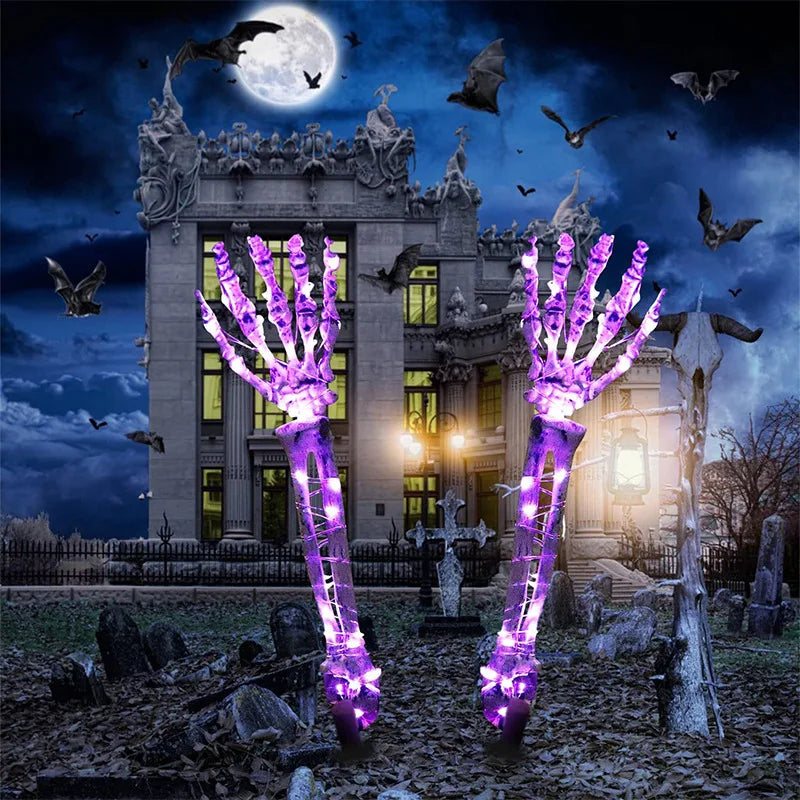 In Stock Halloween Ghost Head Decorations White Gauze Props Ornaments Spooky Haunted House Prank Novelty Toys Birthday Gift