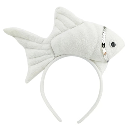 Cartoon Stuffed Fish Shape Headband Multiple Color Halloween Party Hair Hoop