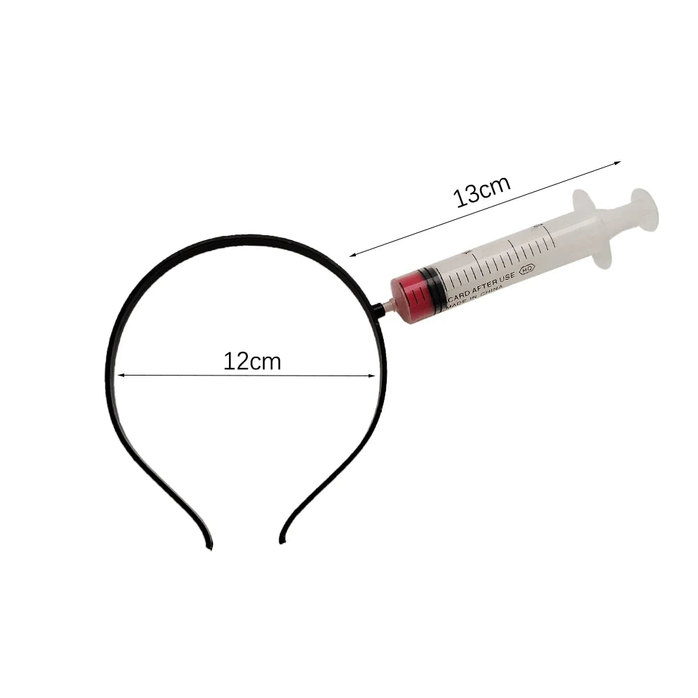 Halloween Hair Hoop Horror Blood Fake Ax Saws Knife Gothic Headband Halloween Party Masquerade Cosplay Prop Decor Accessories