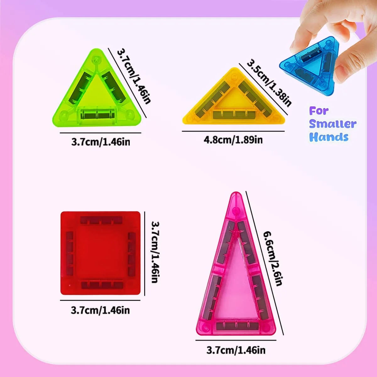 Mini magnetic building blocks toy, with a metal box for easy portability, children's stacking DIY construction toy, parent-child interactive toy, suitable as a gift for children's holidays and birthdays