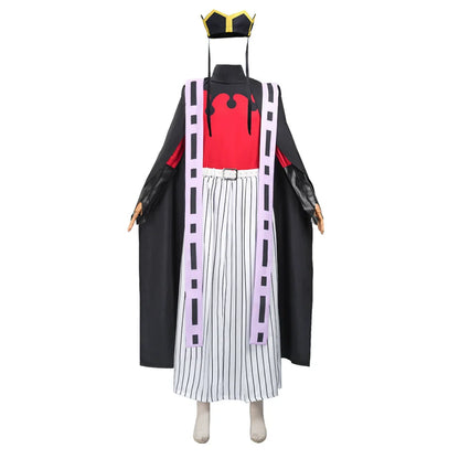 Demon Doma Douma Cosplay Costume Wig Fan Sets Kimetsu No Yaiba Outfit Halloween Anime Douma Kimono for Men Women