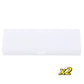 Pencil Cases School Office Simple Matte Transparent Plastic Box Frosted Pink Green White Pens Storage Stationery Supplies