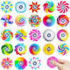 24PCS Mini Fidget Spinners Anxiety Stress Relief Sensory Toys for ADHD Birthday Party Favors Classroom Prizes Supplies